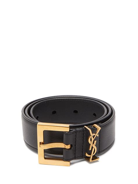 ysl gold logo belt|ysl belt men.